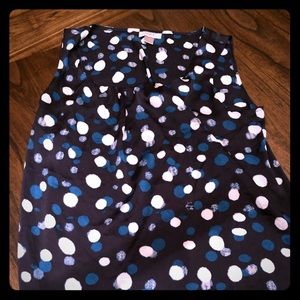 Silky sleeveless top